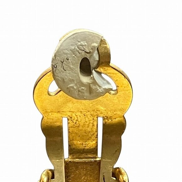 CHANEL Gold Coco Mark Earrings - Picture 9 of 9